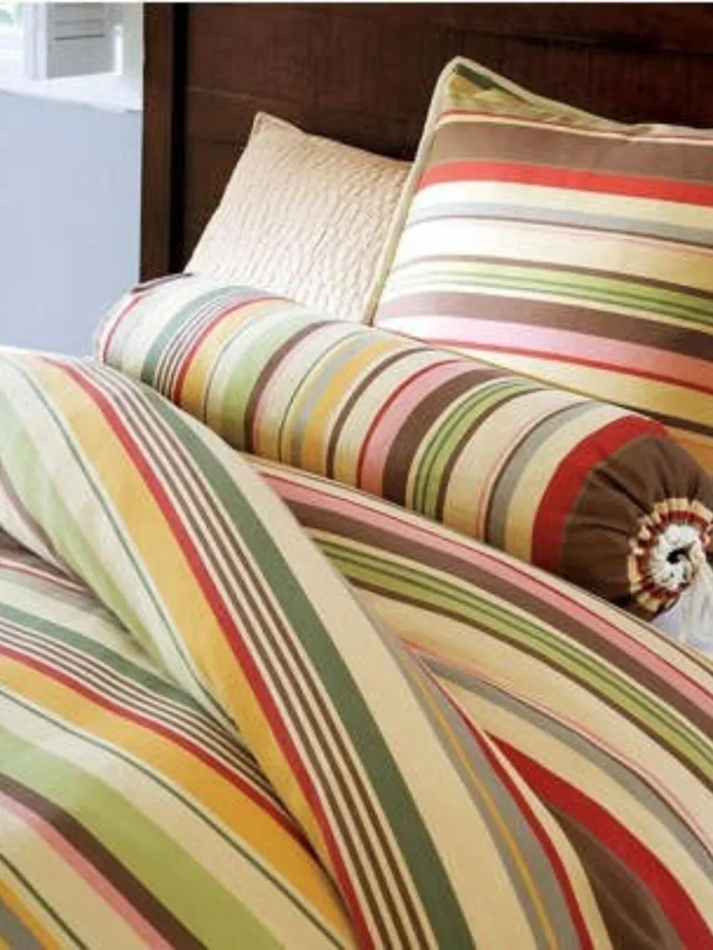 Pottery Barn Duncan Stripe Duvet - King